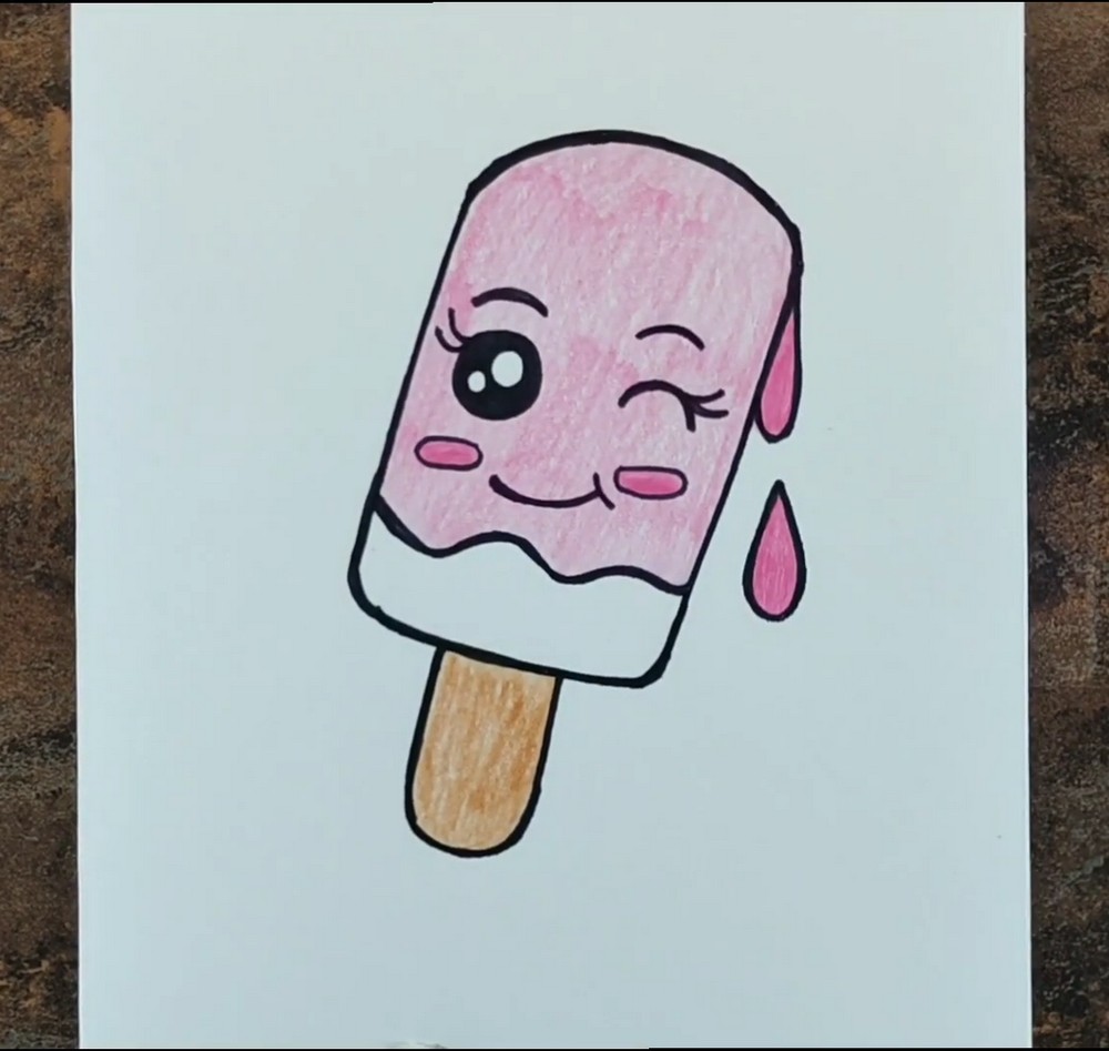 Draw Easy Cute Ice cream