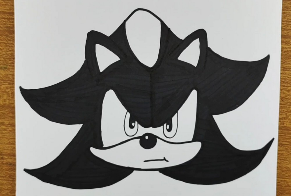 How to Draw Shadow the Hedgehog