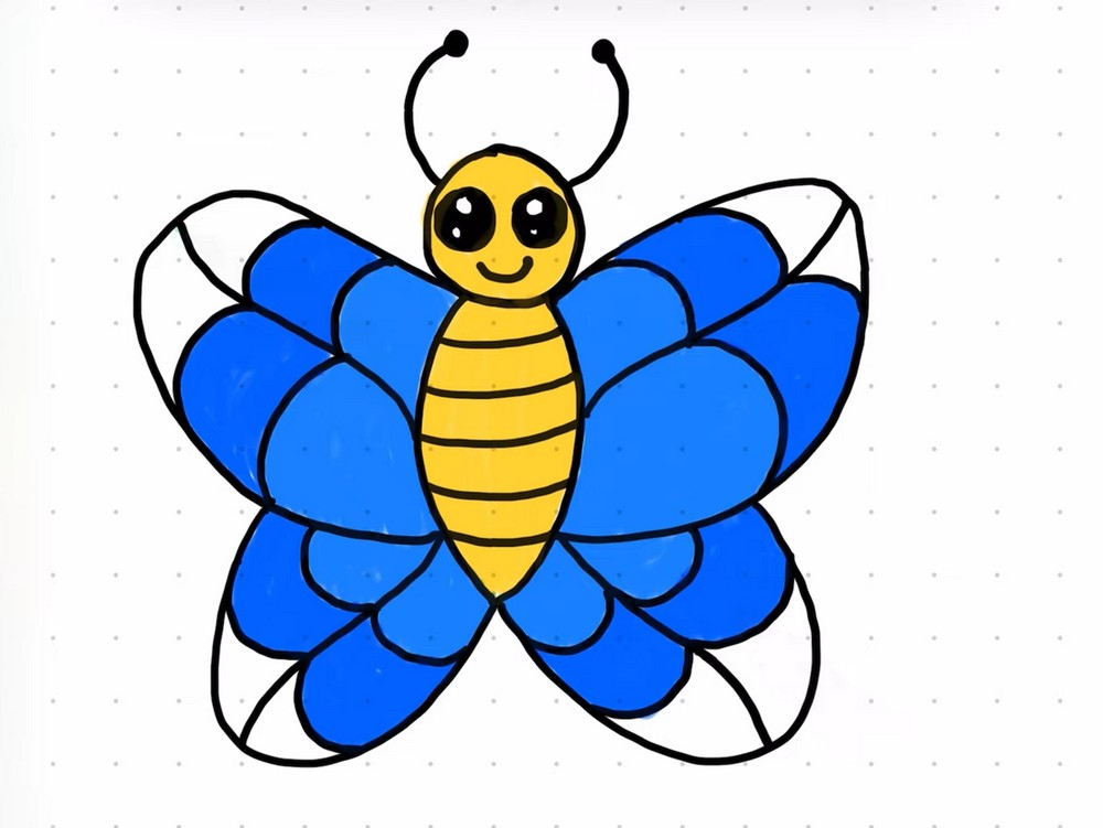 How to Draw a Butterfly
