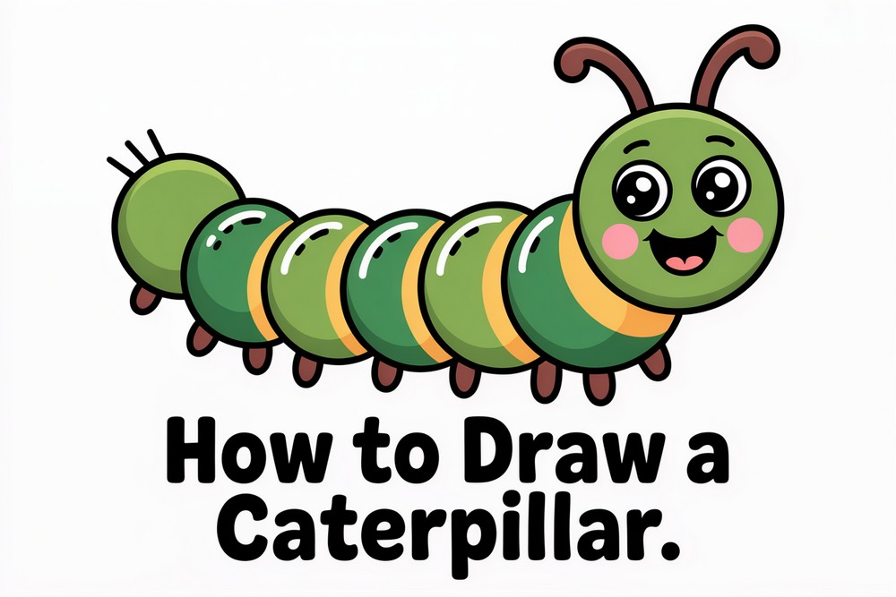 How to Draw a Caterpillar