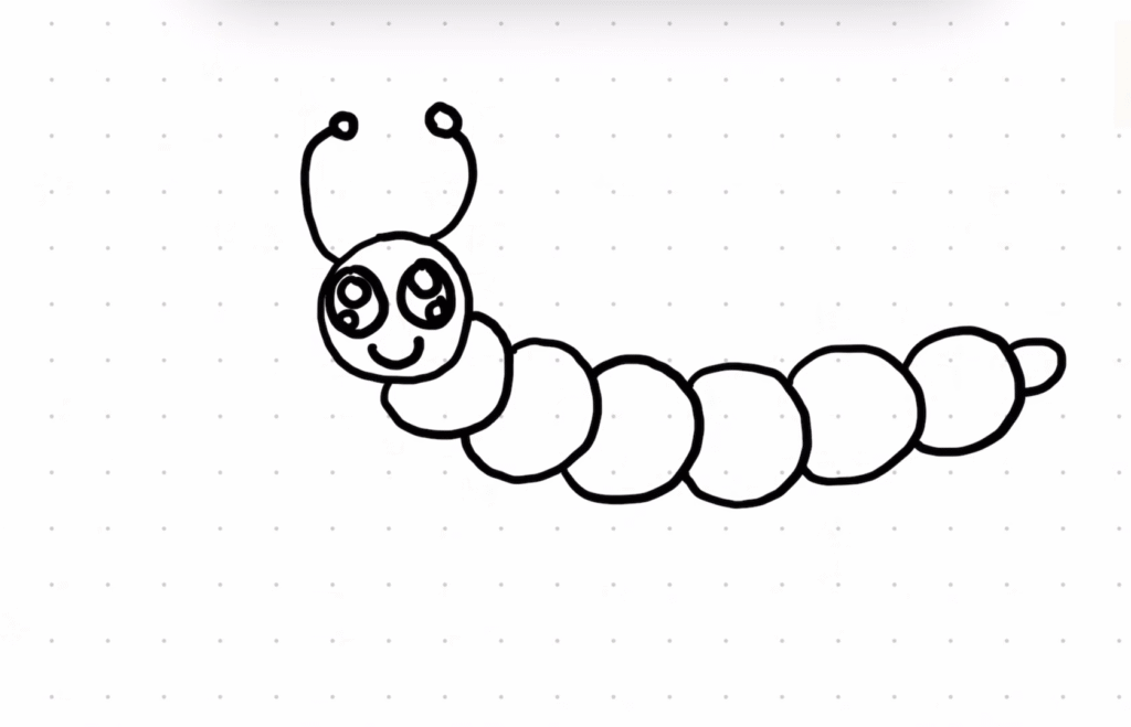 How to Draw a Caterpillar
