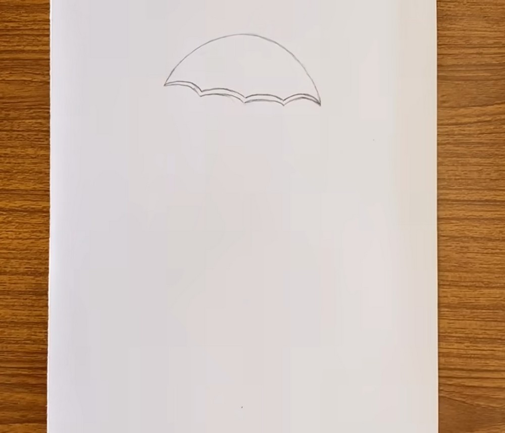 How to Draw a Girl with Umbrella Step by Step