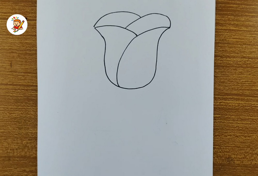 How to Draw and Color a Beautiful Red Rose