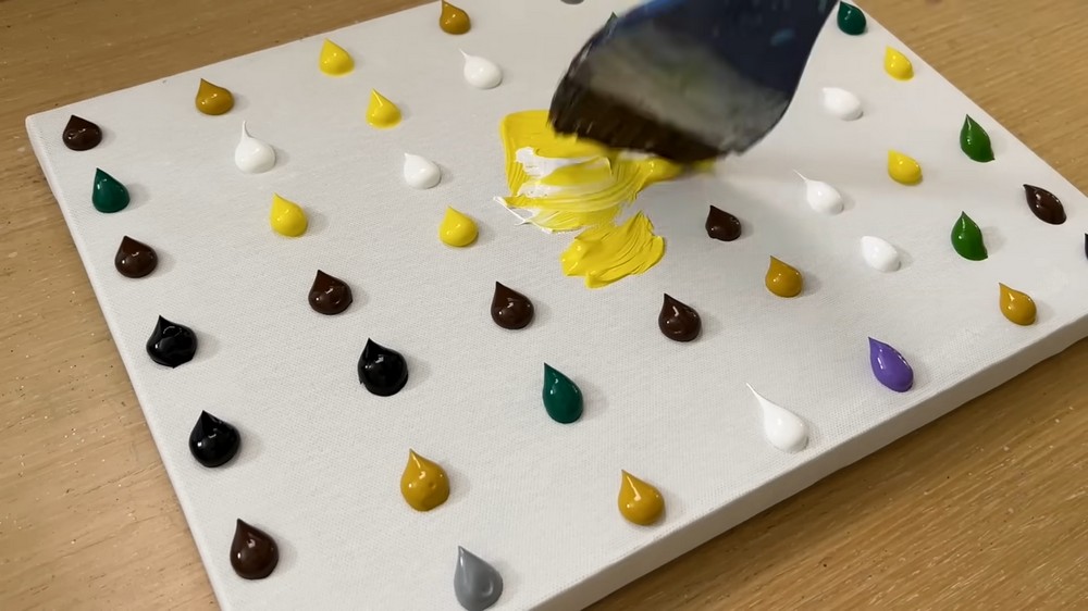 Painting a Yellow Forest Road