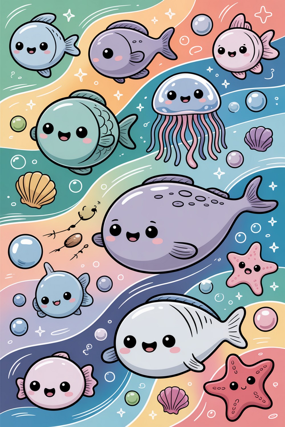 Aquatic Cuties Collection