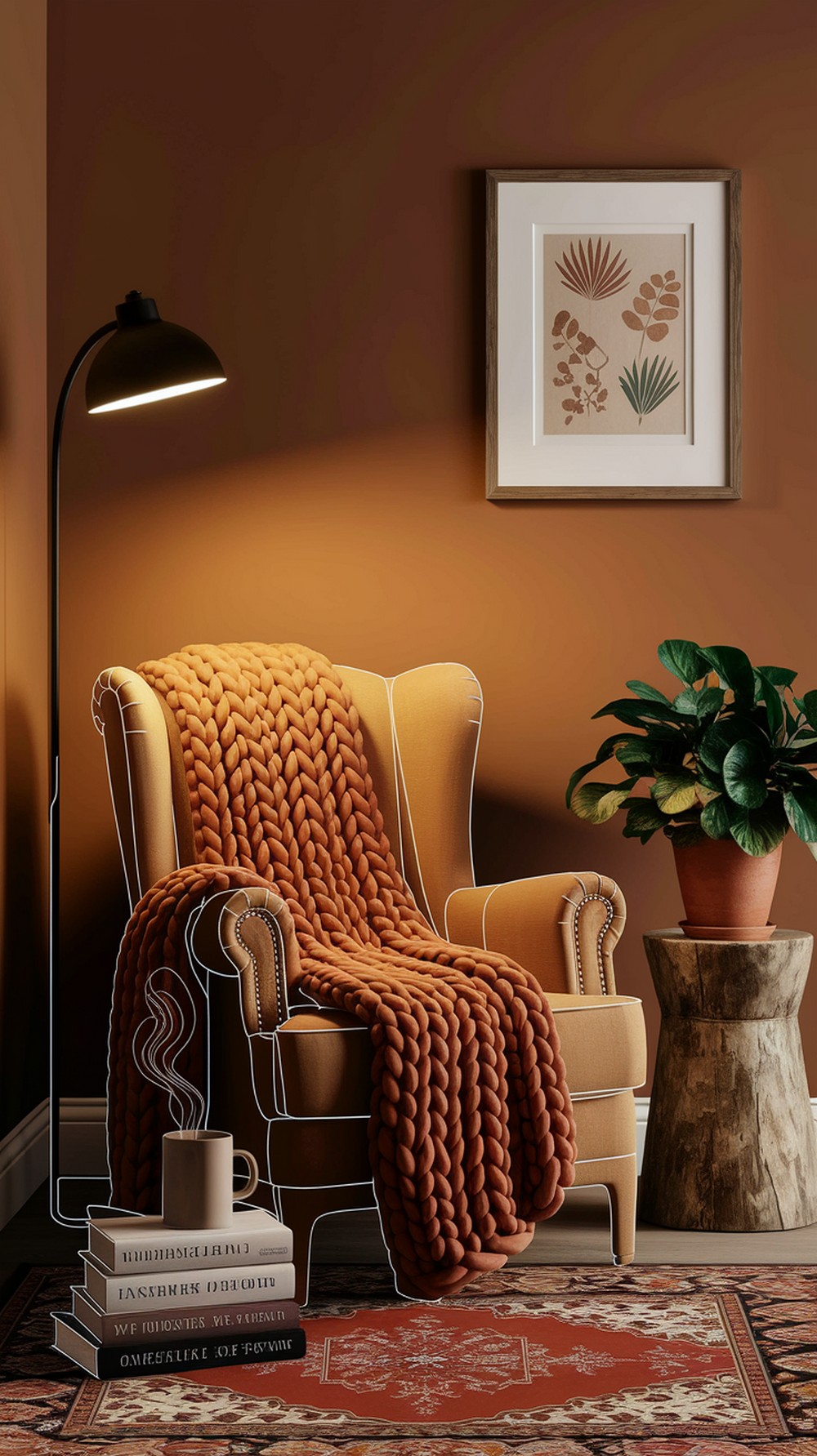 Cozy Reading Nook Corner