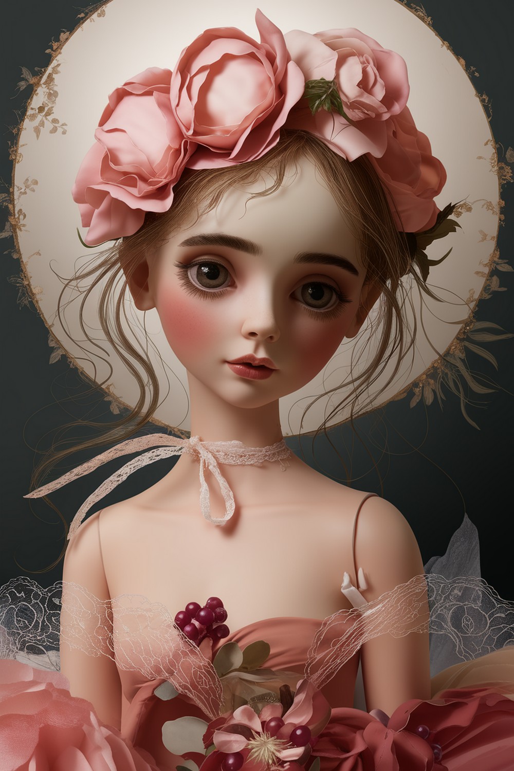 Delicate features small proportions with graceful curves