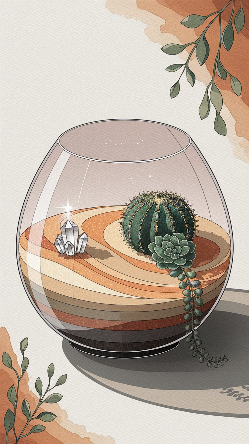 Desert Terrarium Still Life