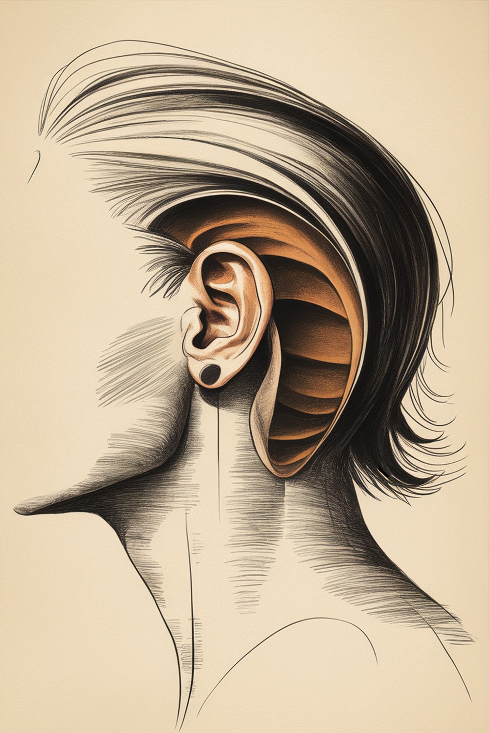 Ear design form, folds, and simplification
