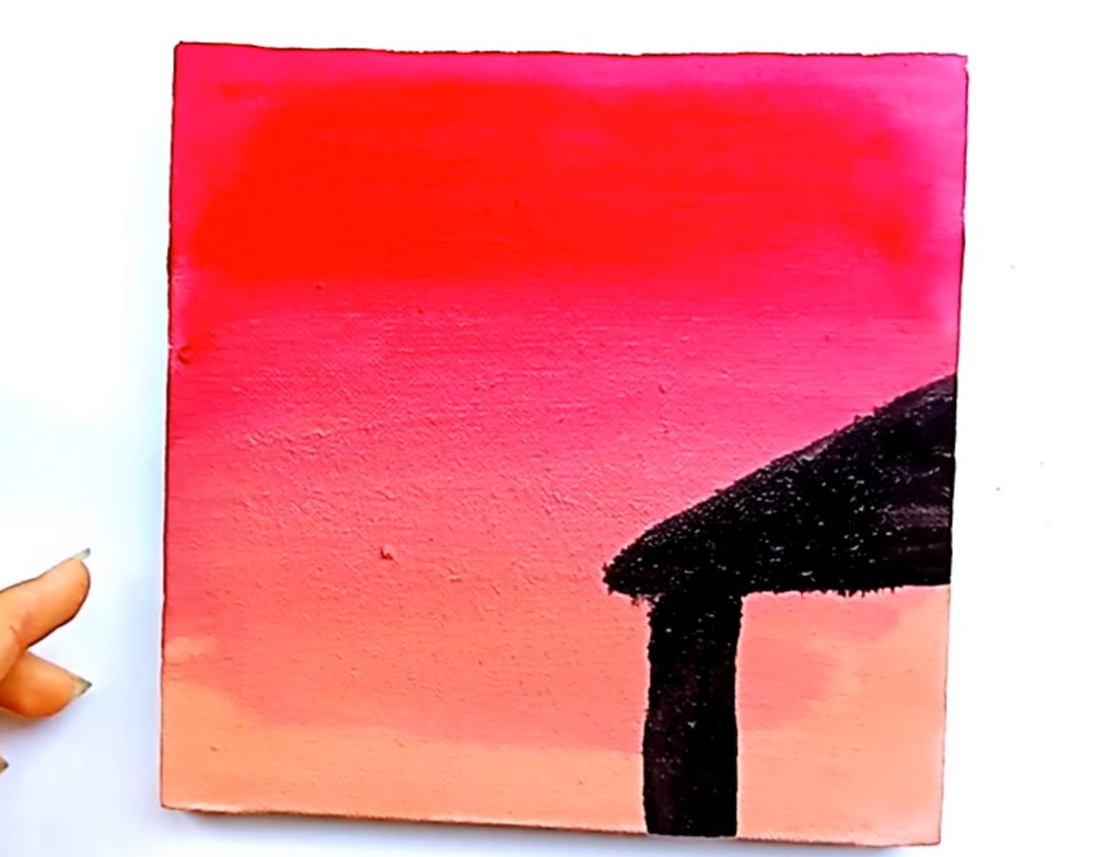 Easy acrylic painting for beginners