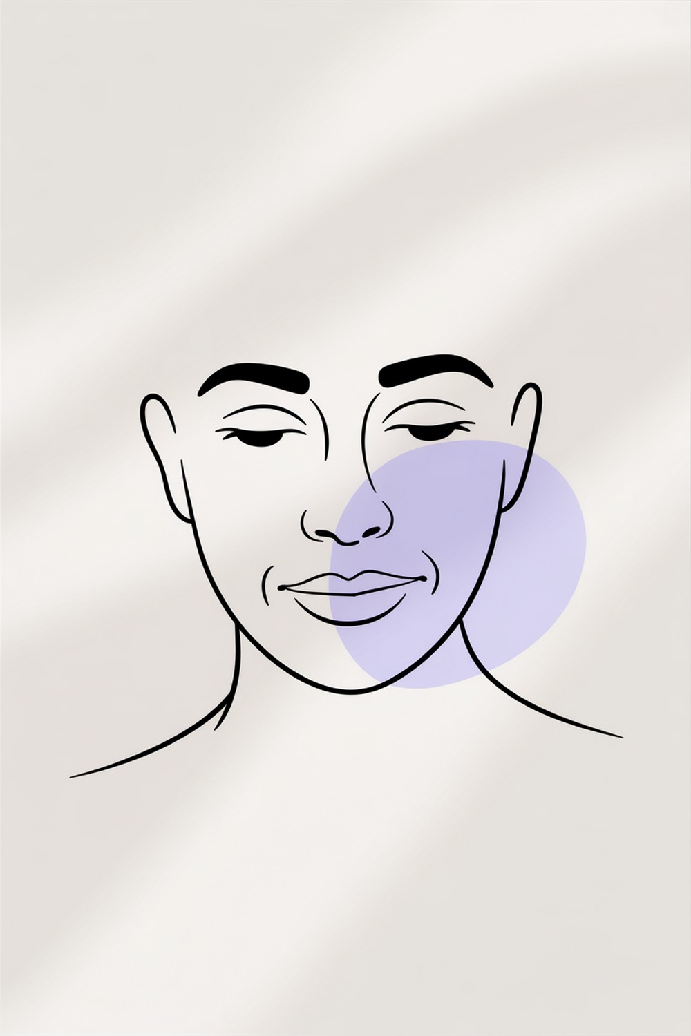 Emotional Expressions Minimalist Line Face Drawing