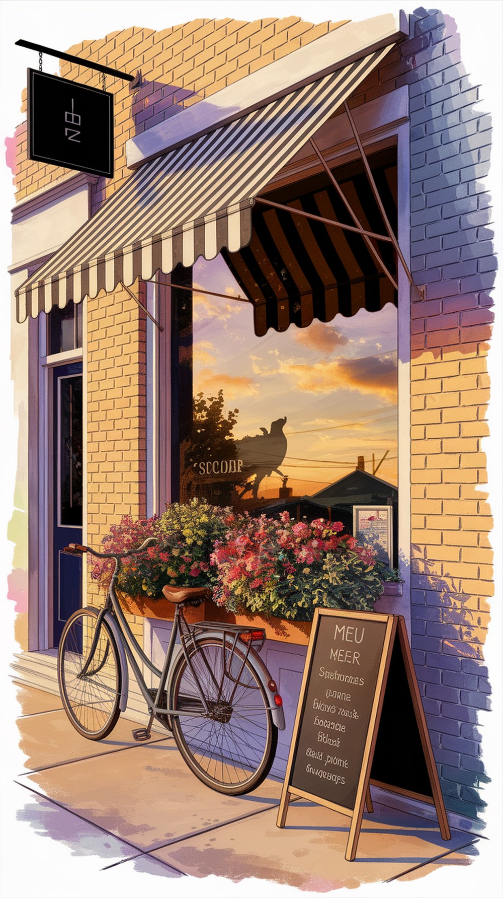 Golden-Hour Streetfront