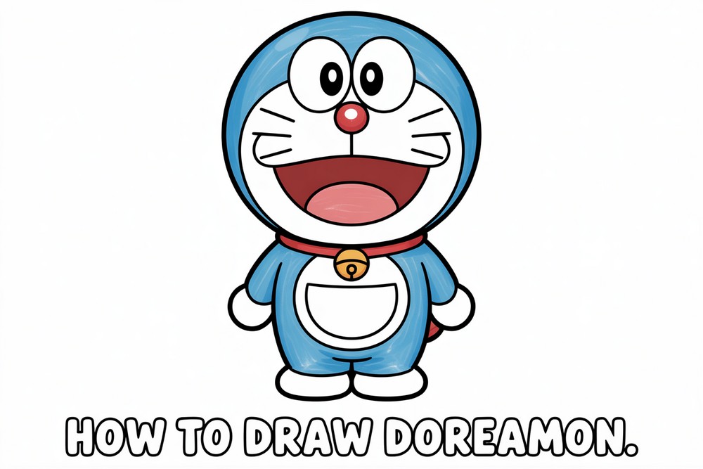 How To Draw Doreamon