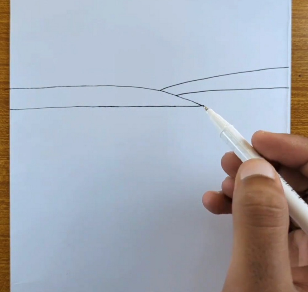 How to Draw & Color Village Scenery