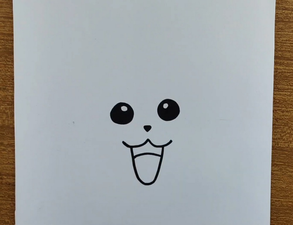 How to Draw and Colour Pikachu Face