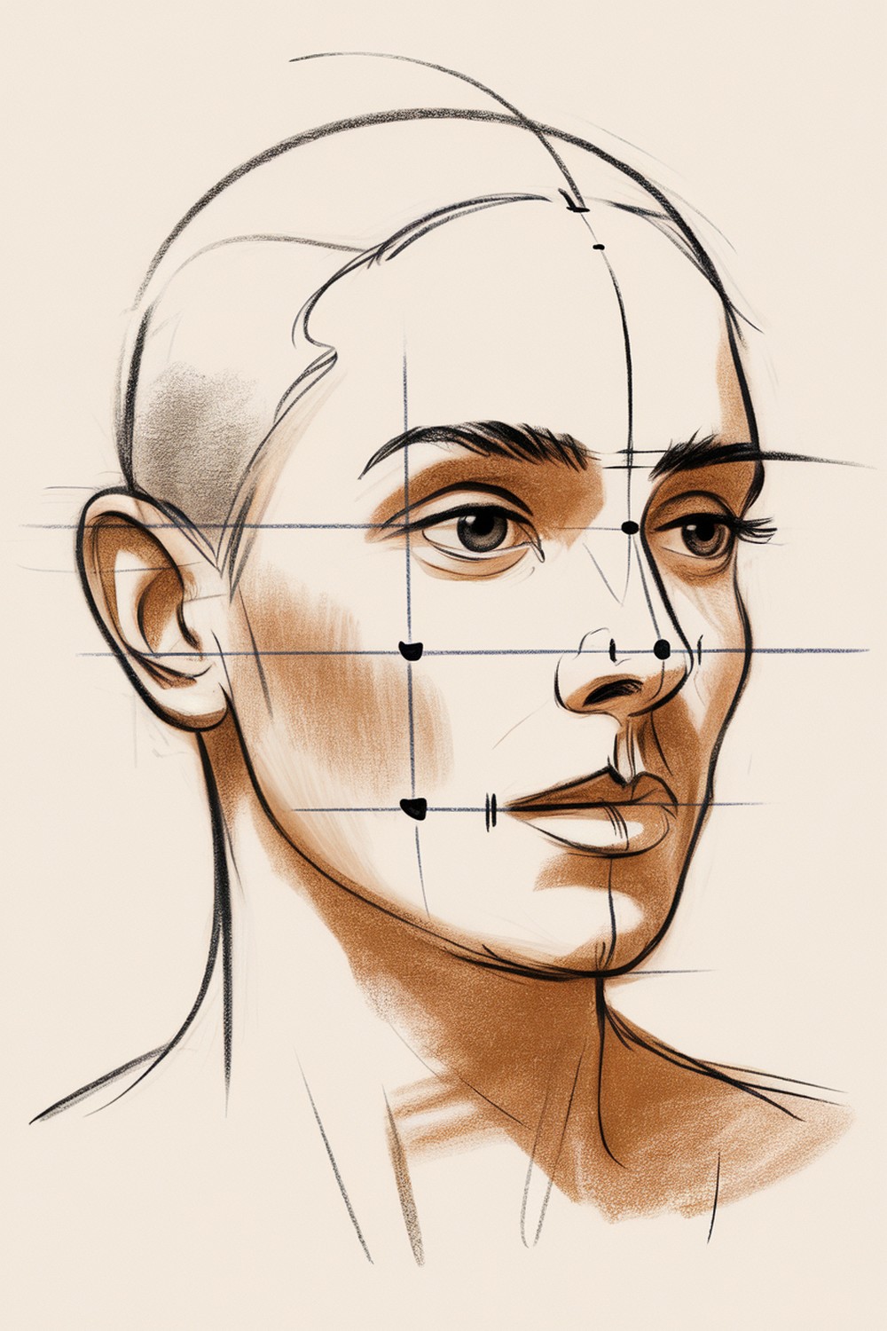Landmarks and anglesmapping proportion quickly