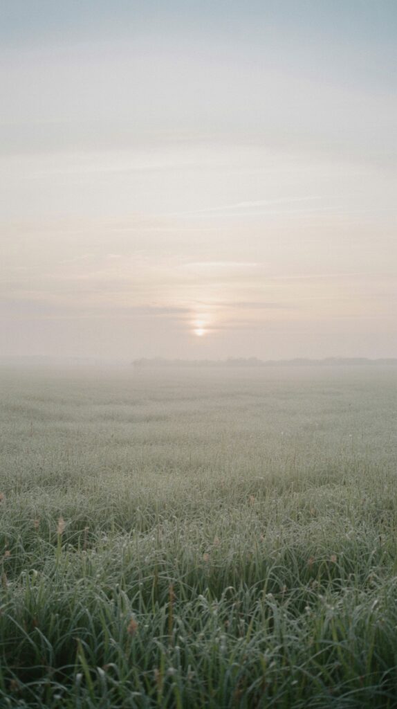 Misty Morning Field