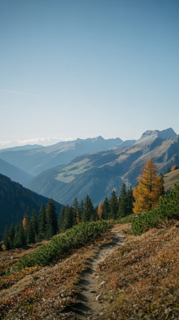 Mountain Trail Panorama