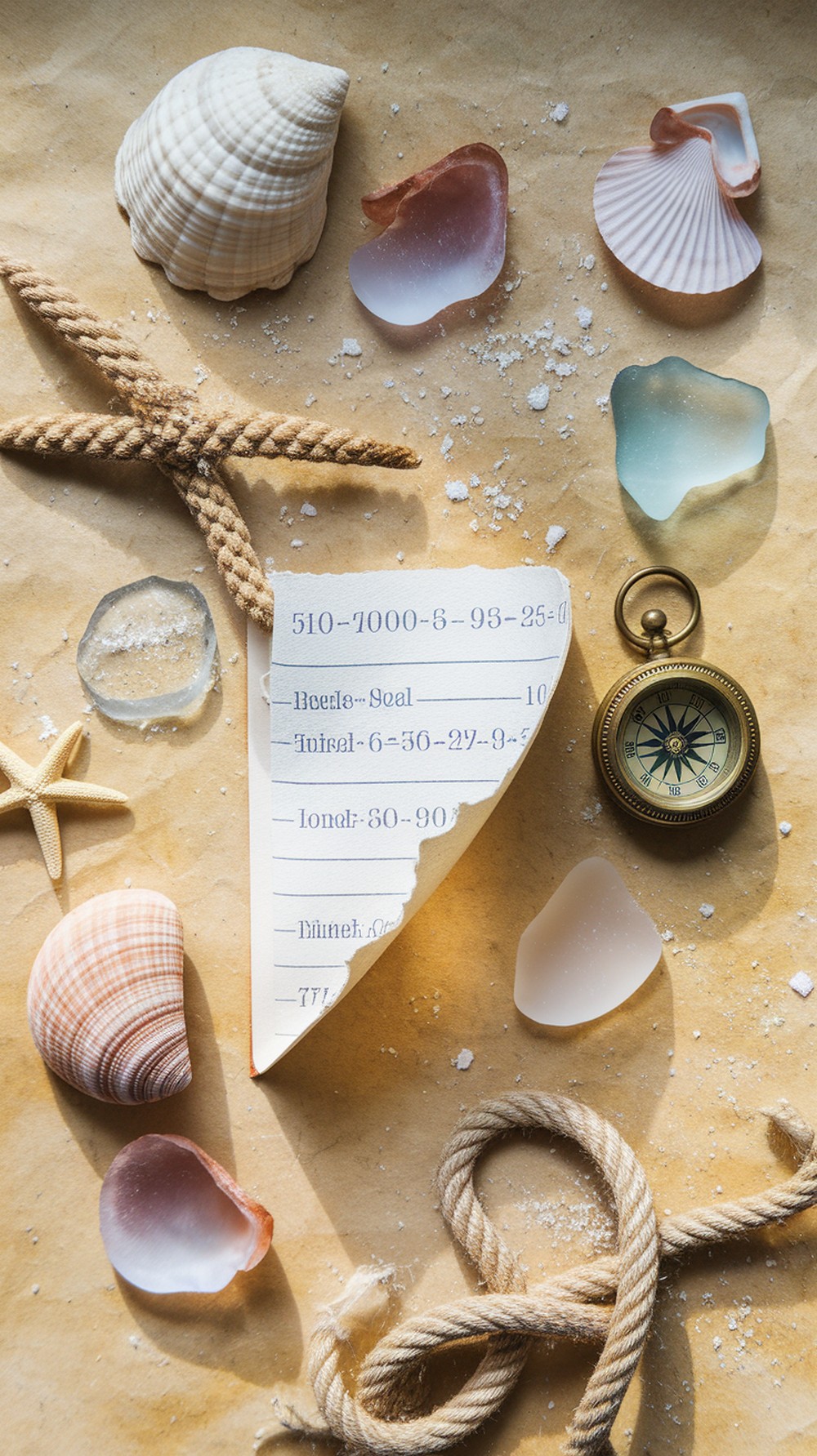 Ocean Trinket Flatlay