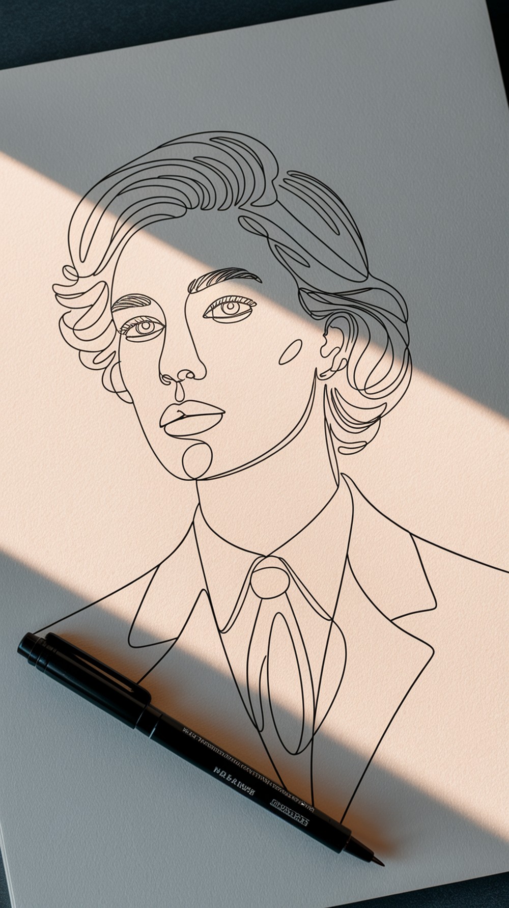 One-Continuous-Line Portraits