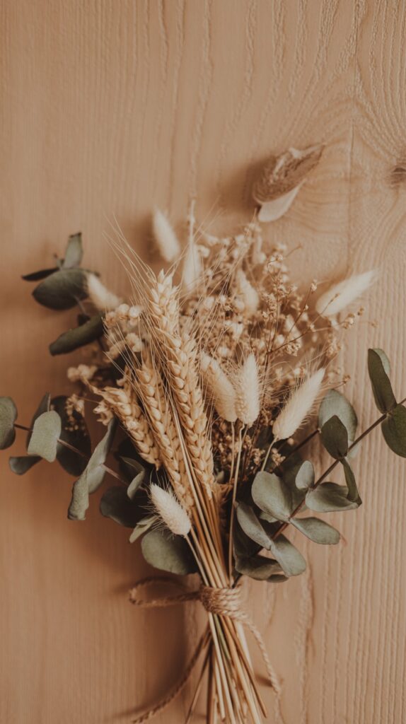 Rustic Wood & Dried Florals
