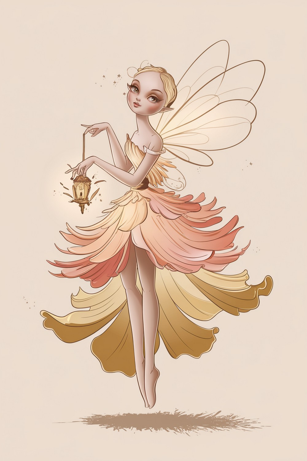 Story poses poised gestures and doll-like balance