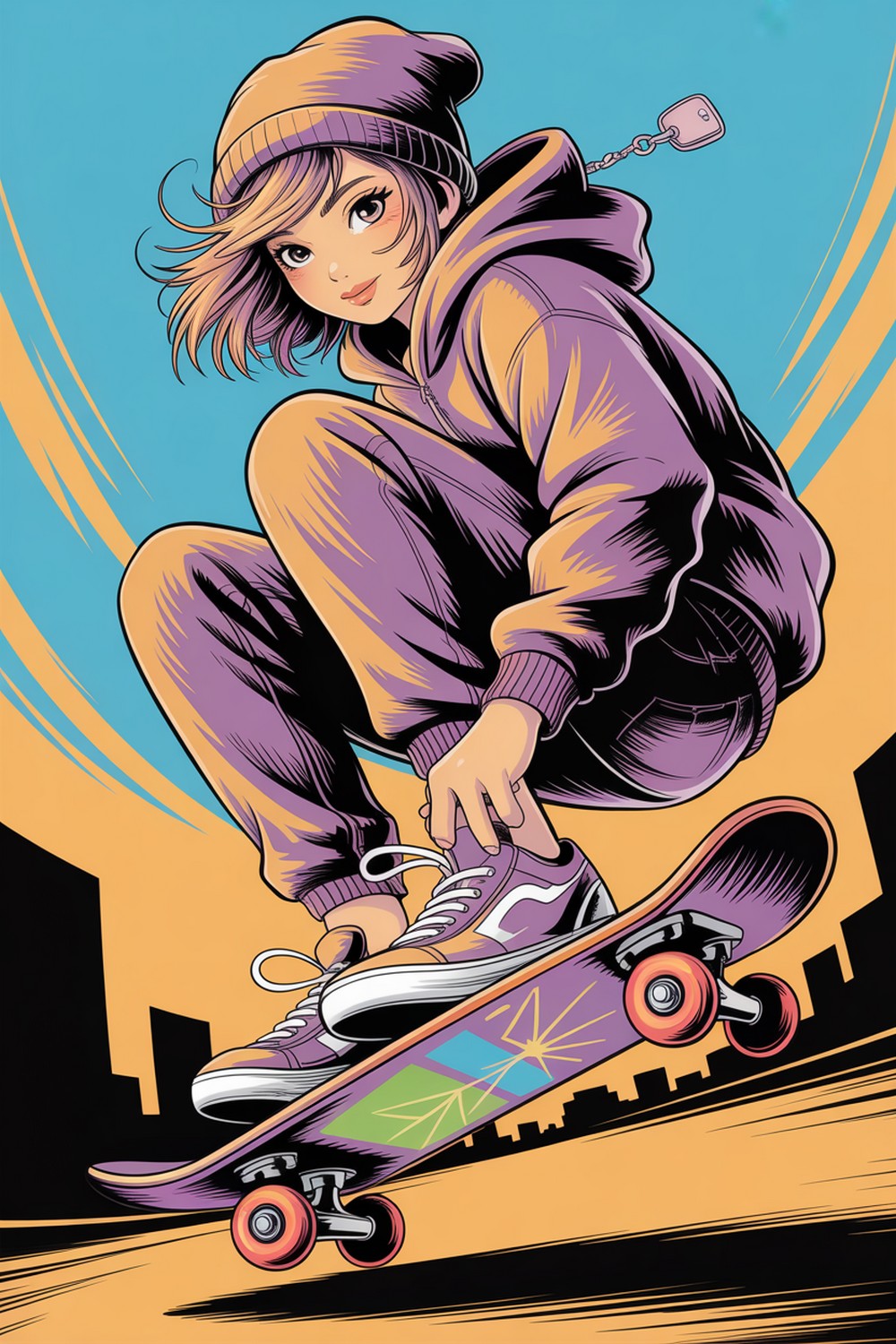 Streetwear Skater Energy