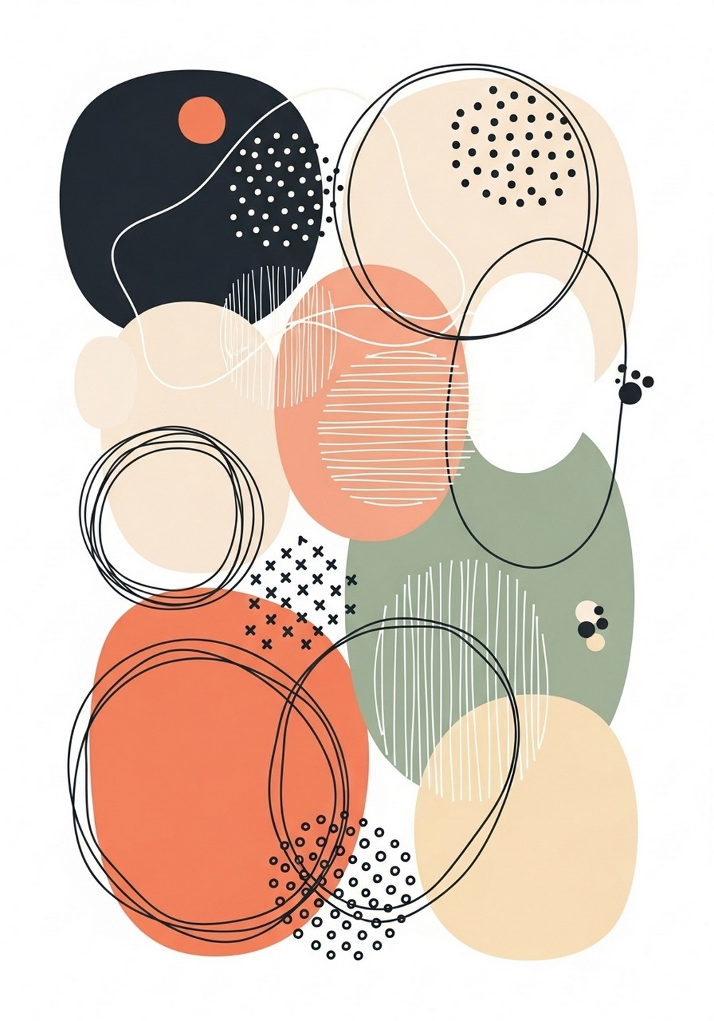 Abstract Shapes And Organic Forms