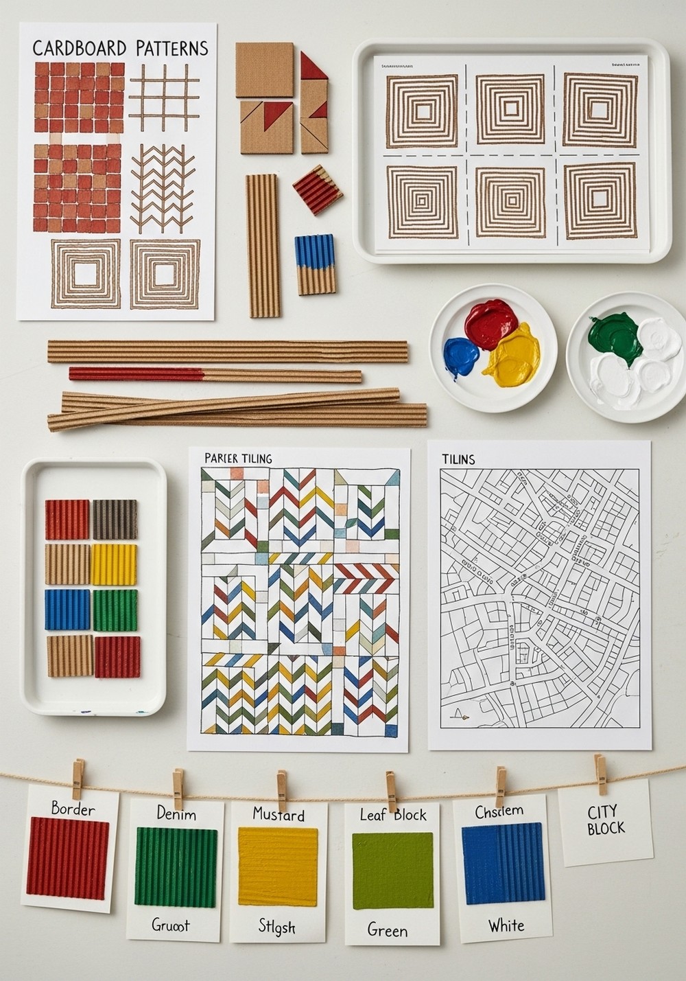 Cardboard Stamp Patterns