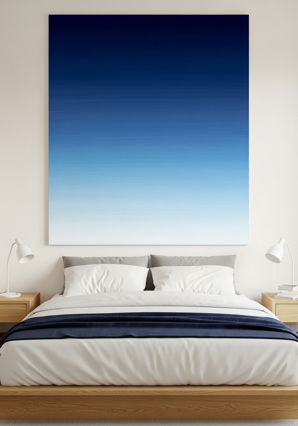 Gradient Ombre Colored Wall Art For Feature Walls
