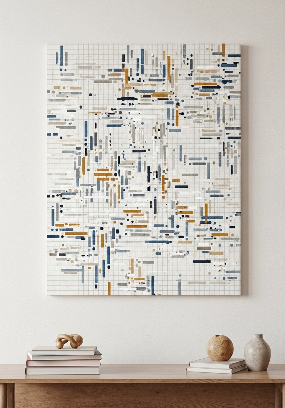 Grid, Dots, And Broken Pattern Abstraction