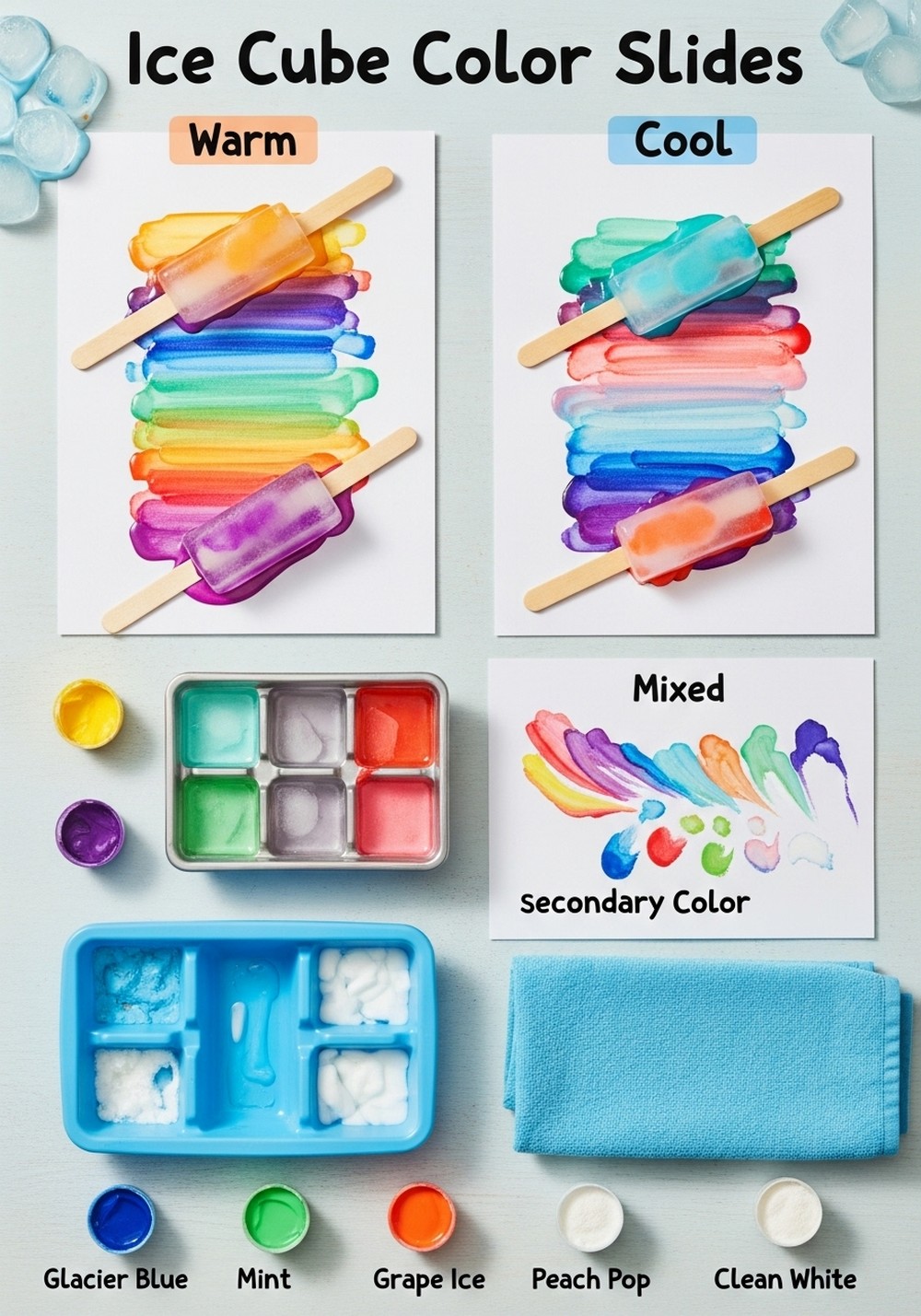 Ice Cube Color Slides