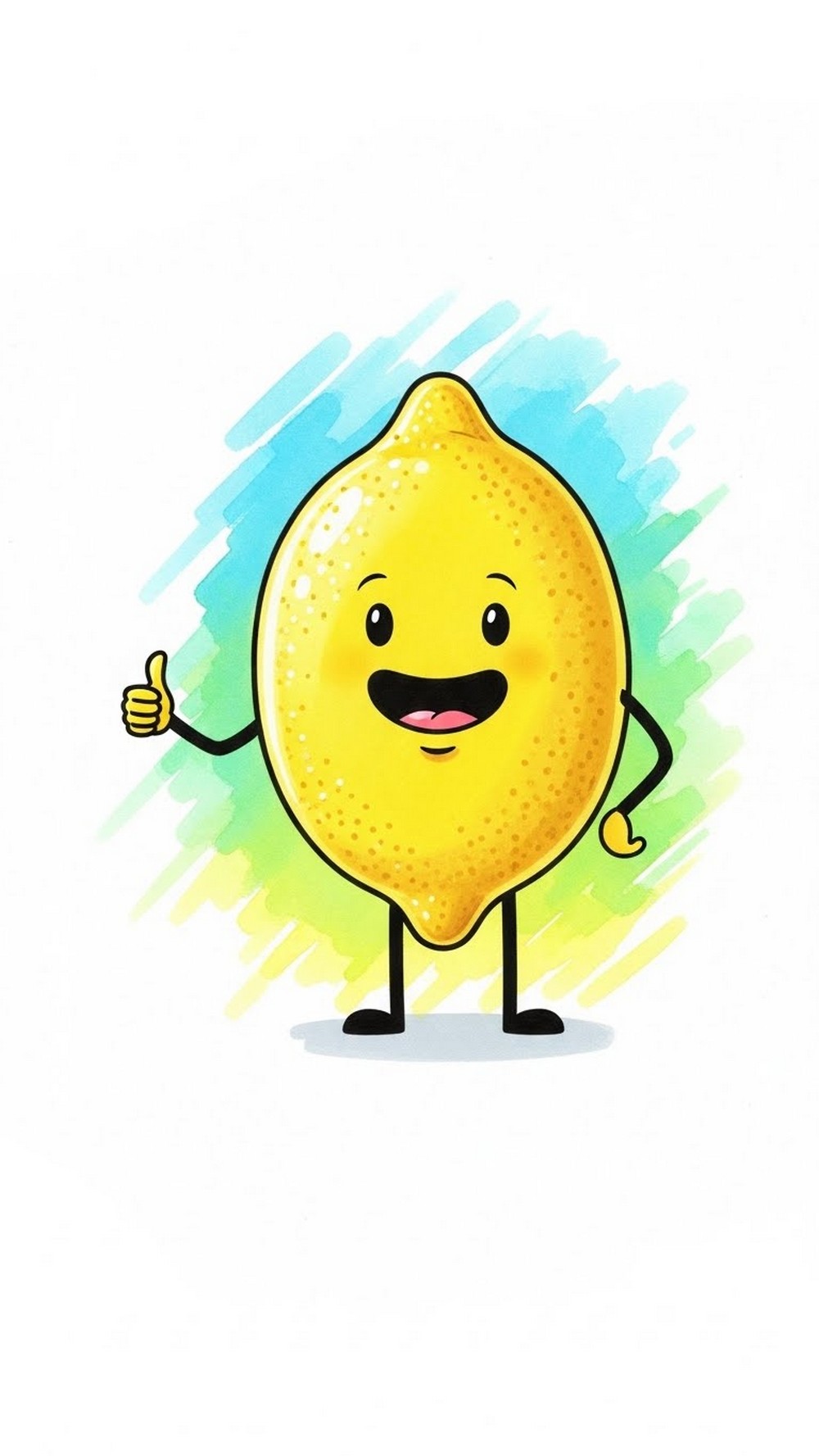 Lemon Giving a Thumbs-Up