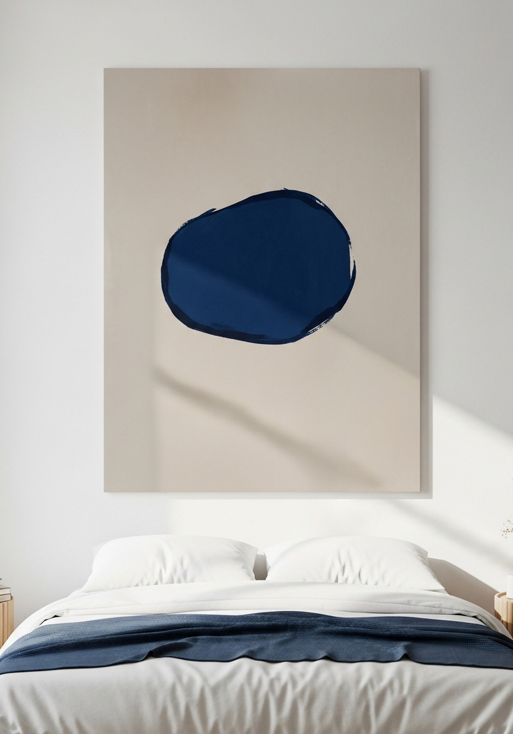 Minimal Shape On Oversized Color Ground