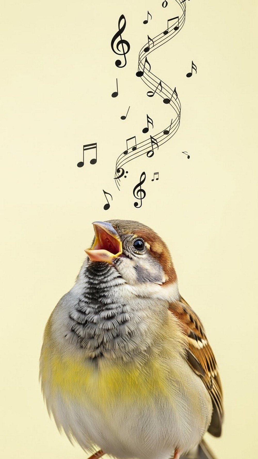 Musical Notes Sparrow