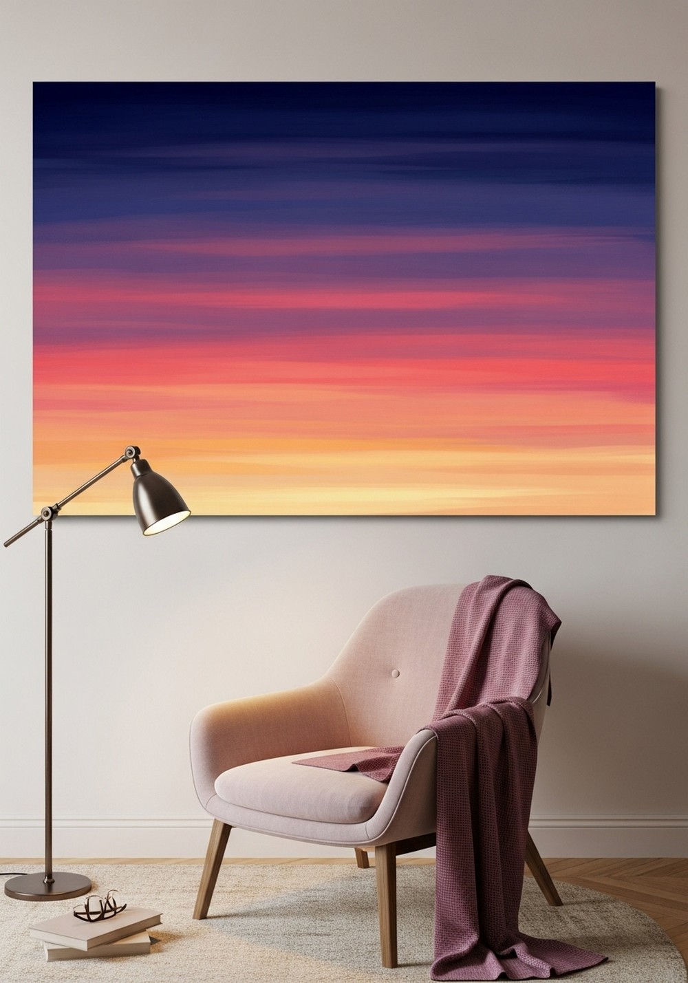 Ombre Skies And Horizon-Inspired Color Bands