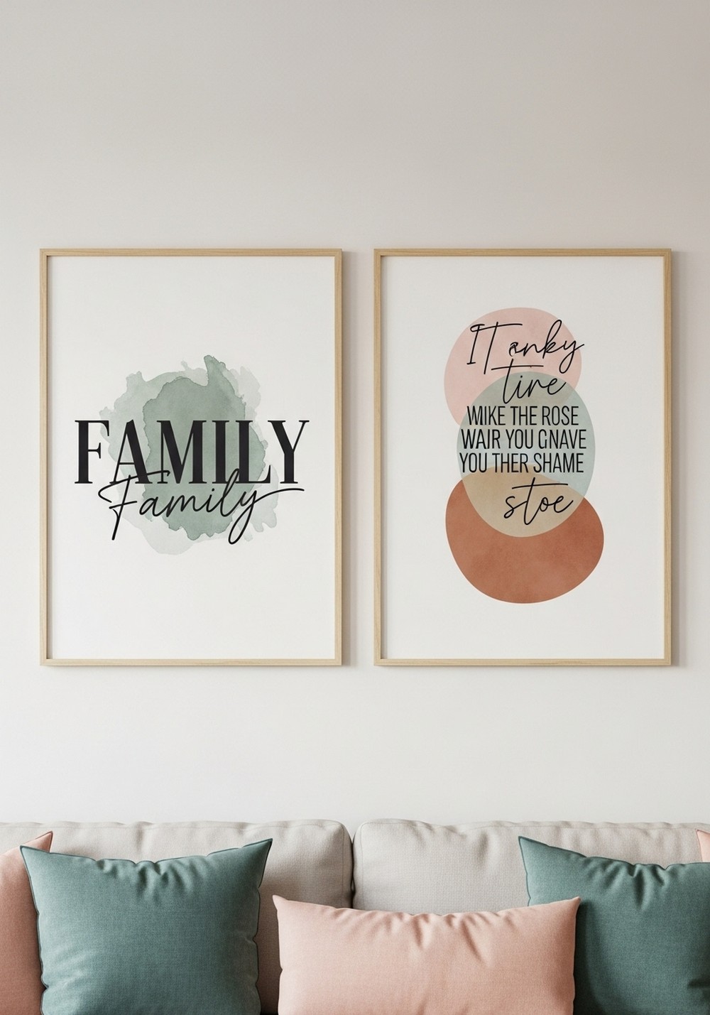 Personalized Colored Wall Art With Names Or Quotes