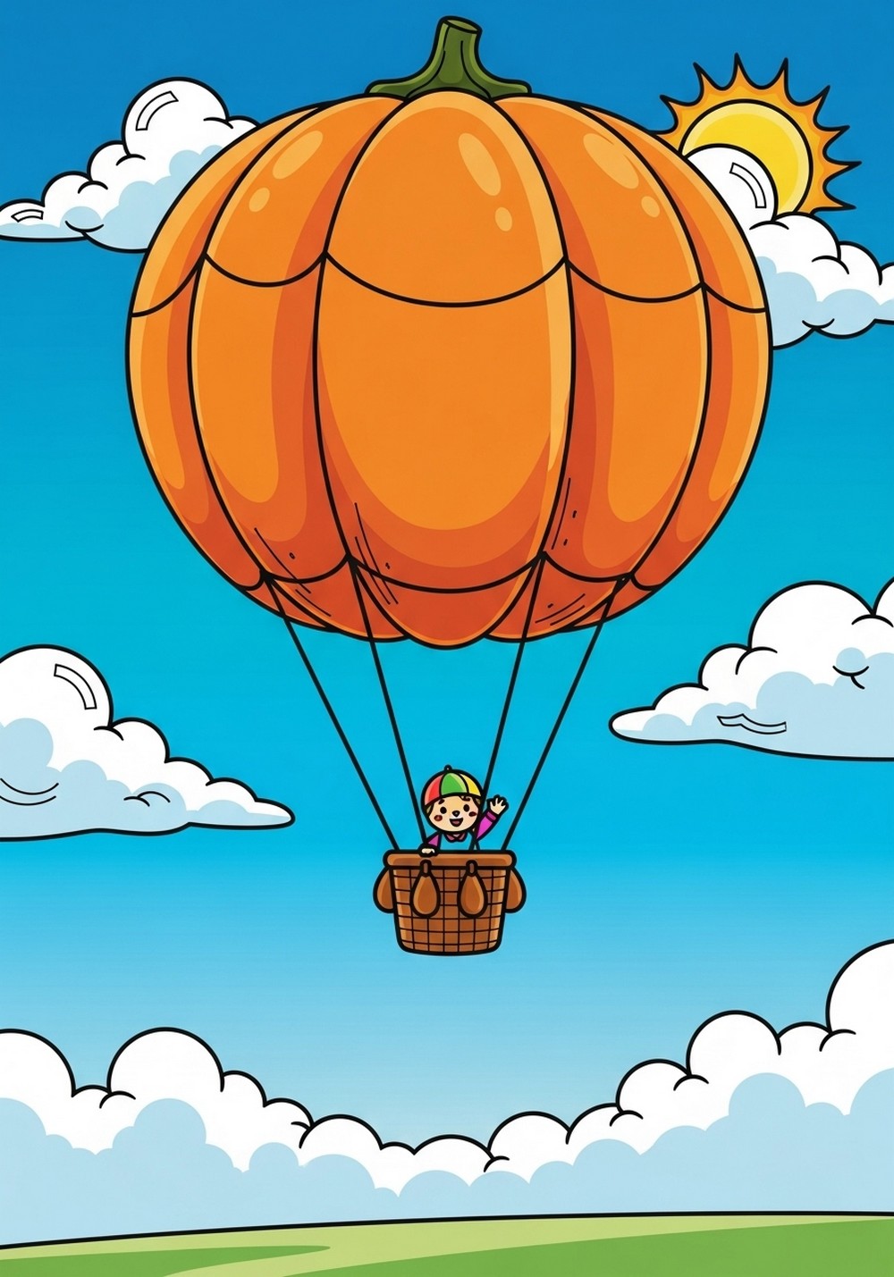 Pumpkin Hot Air Balloon Ride