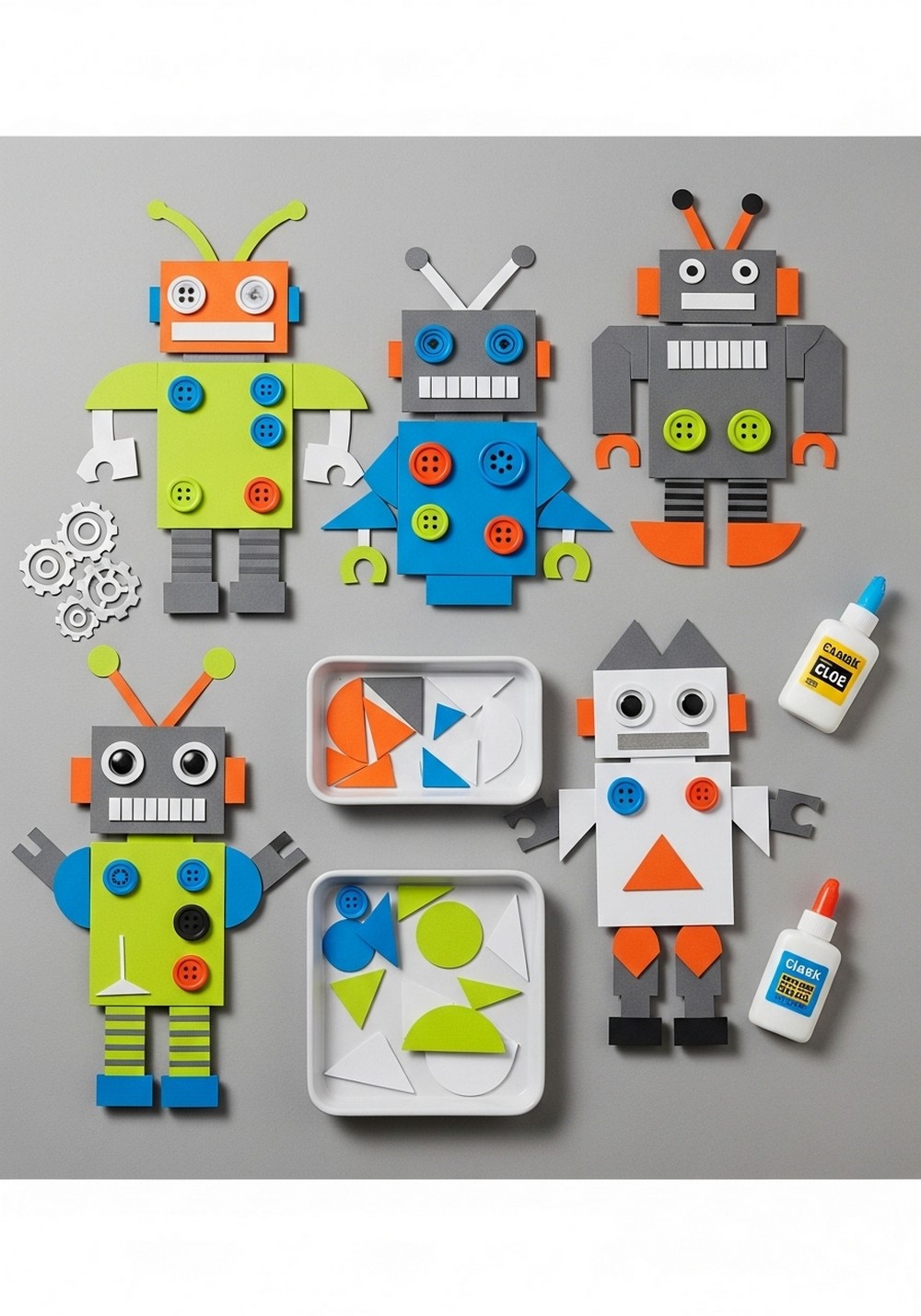 Shape Robot Collage
