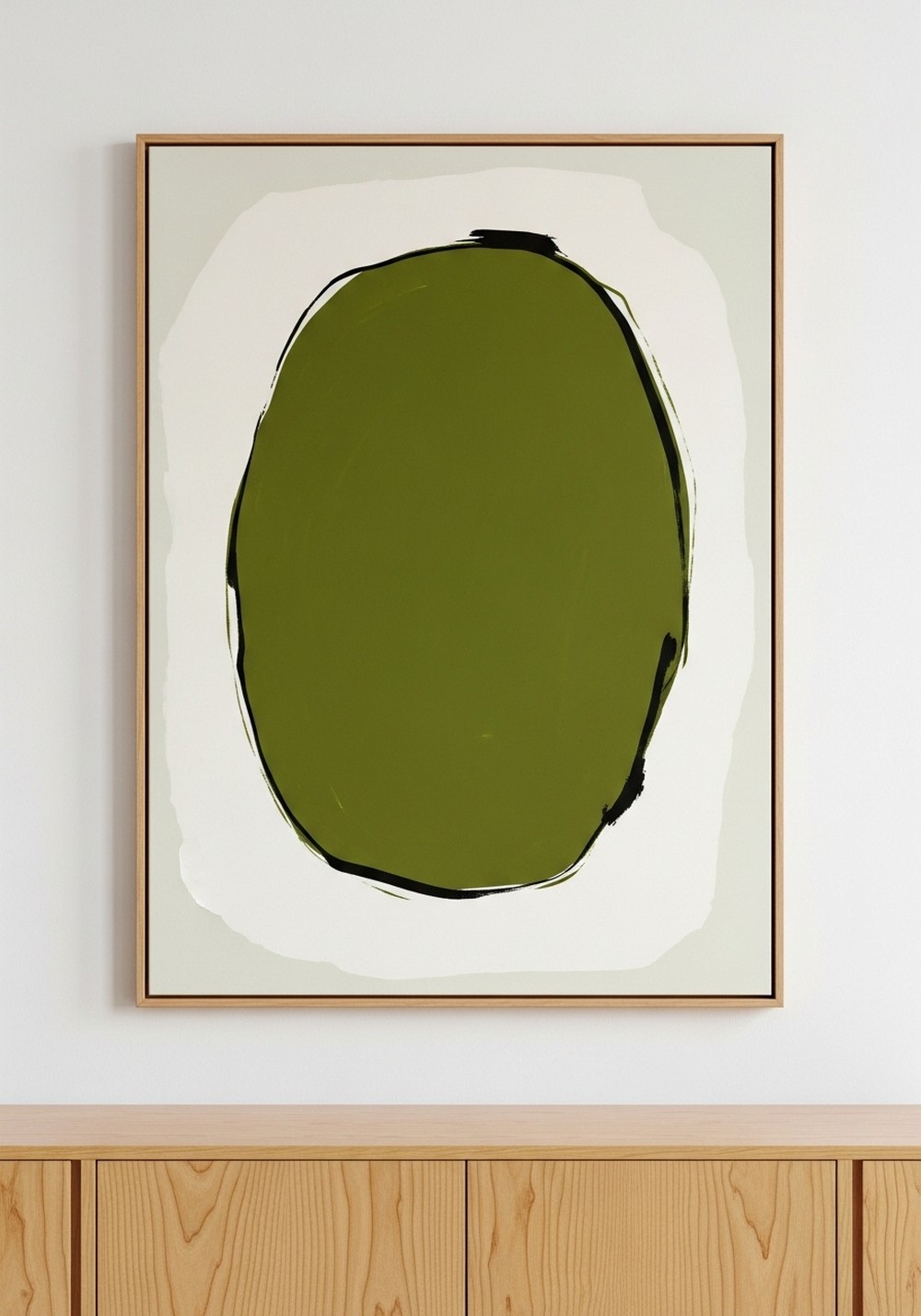 Single Statement Shape On Canvas