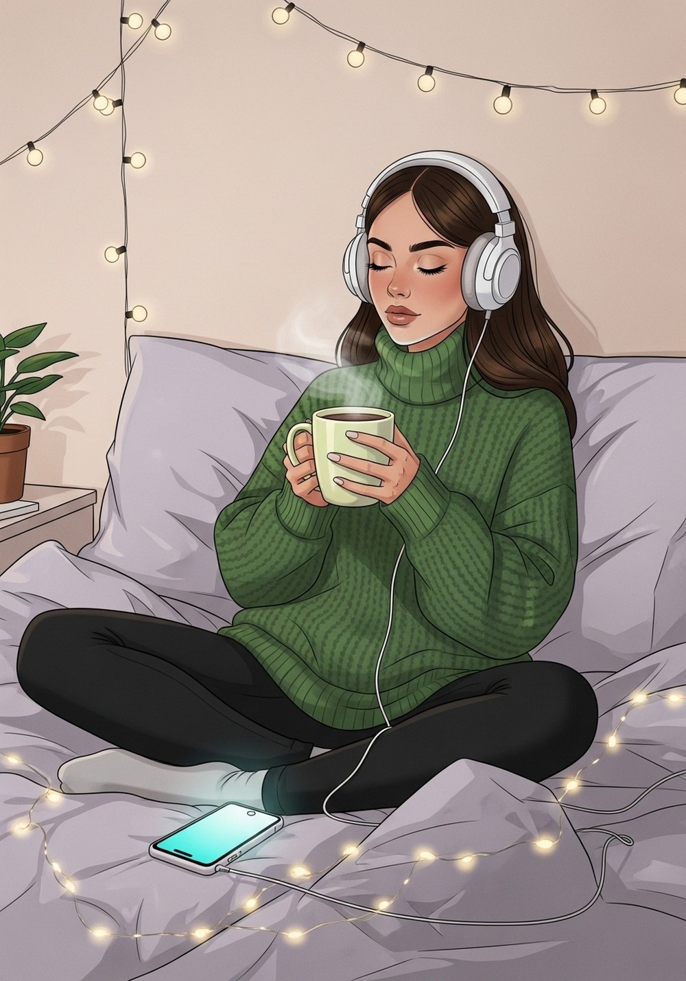 Soft Earphones & Playlist