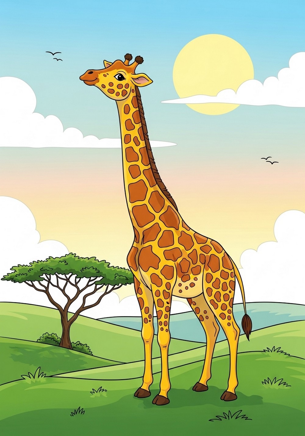 Sunny Yellow Giraffe